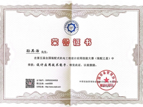 Meide Group won the first prize in the national "Assembly Star" design group