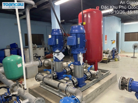 VARIABLE FREQUENCY BOOSTER PUMP SYSTEM – HON THOM, PHU QUOC