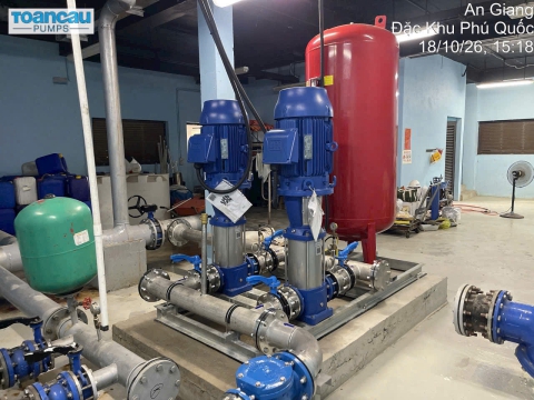 VARIABLE FREQUENCY BOOSTER PUMP SYSTEM – HON THOM, PHU QUOC