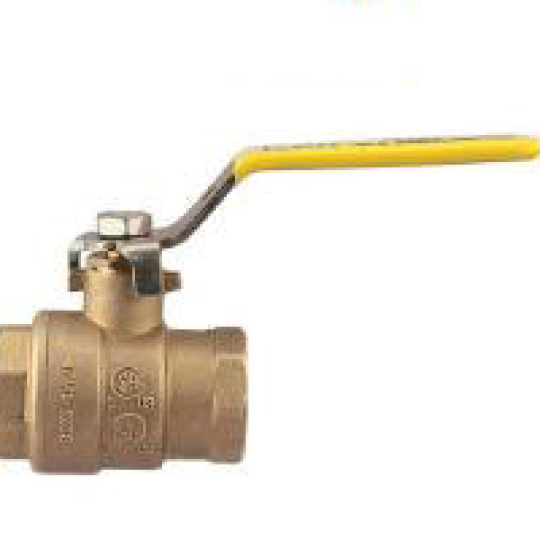 2-piece, Full Port, Brass Ball Valve (W-FBV-3C-G)