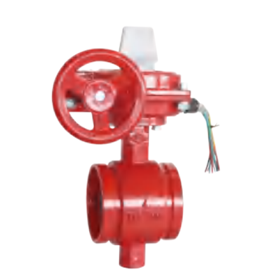 BS Grooved  Butterfly Valve with Normally Closed Tamper Switch (XD381XG)