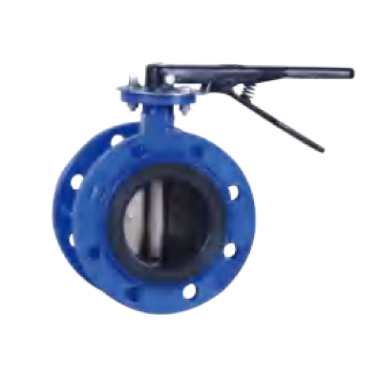 BS Flanged Resilient Butterfly Valve Lever Operated (D41X4)
