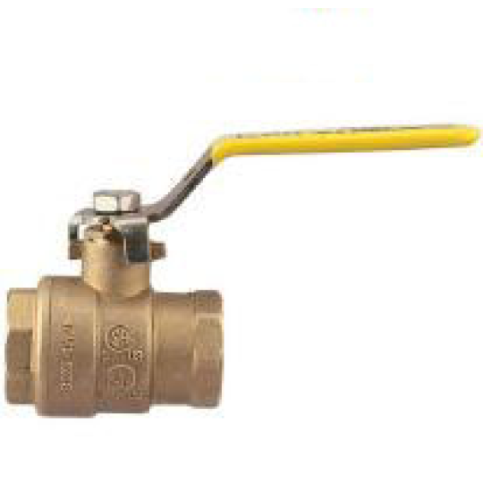 2-piece, Full Port, Brass Ball Valve (W-FBV-3C-G)