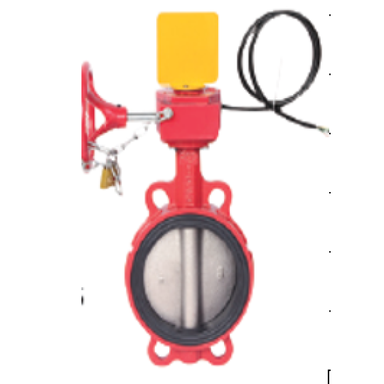 BS Wafer Butterfly Valve with Tamper Switch, APSAD approved (XD371X39)